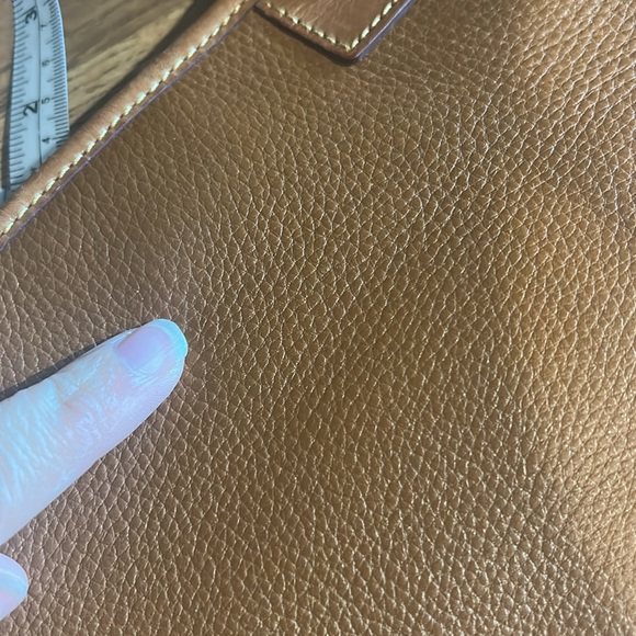 Dooney & Bourke Leather Convertible Shopper in Desert - Picture 6 of 9